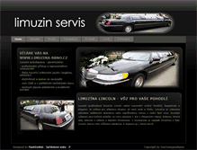 Tablet Screenshot of limuzina-brno.cz